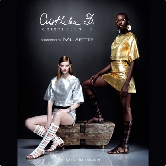 Cristhelen B.⭐️RARE⭐️Musette,Romania,Taupe Leather Lace-Up Buckle Boots Sz 6.5 - Picture 10 of 10